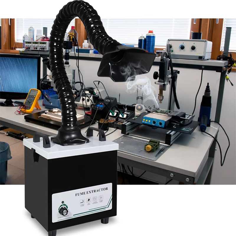 Laser Marking Machine - Purificador de fumaça de solda, estação