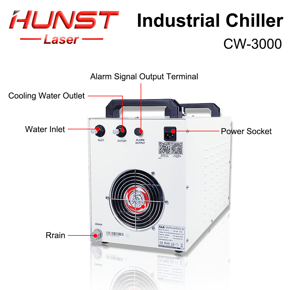 HUNST S&A CW3000 Refrigerador  - Industrial Laser Engraver avaliação e preço