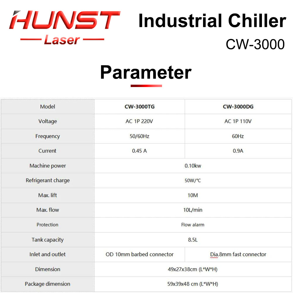 HUNST S&A CW3000 Refrigerador  - Industrial Laser Engraver avaliação e preço