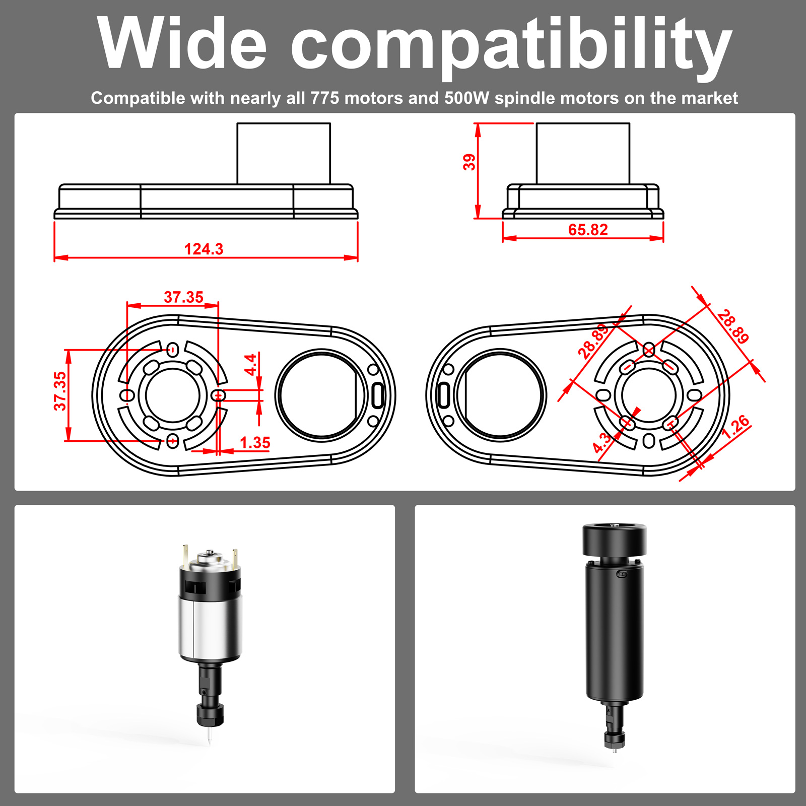 Kit Coletor de Pó a Vácuo CNC  - Cnc Spindle Motor avaliação e preço